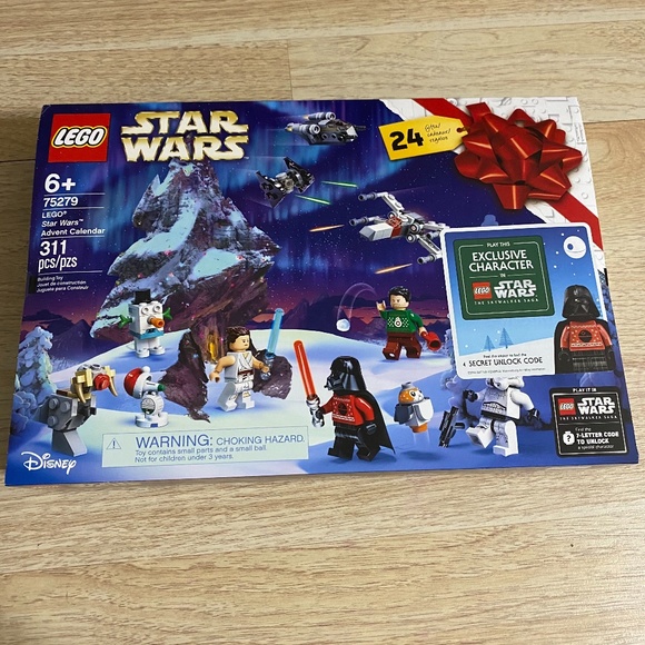LEGO Star Wars 2020 Advent Calendar 75279 Building Kit for Kids, Fun Calendar with Star Wars Buildable Toys Plus Code to Unlock Character in Star